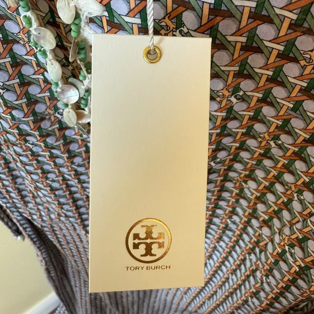 NWT: Tory Burch Embellished Beach Caftan Size XXL - Picture 5 of 7